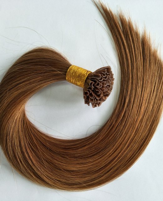 Human Hair Nail Hair,U-Tip hair extension 