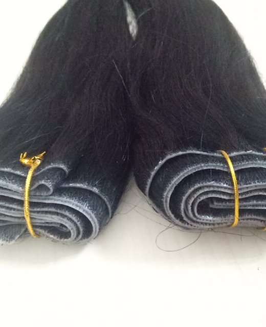 full hand made PU skin weft hair extension 