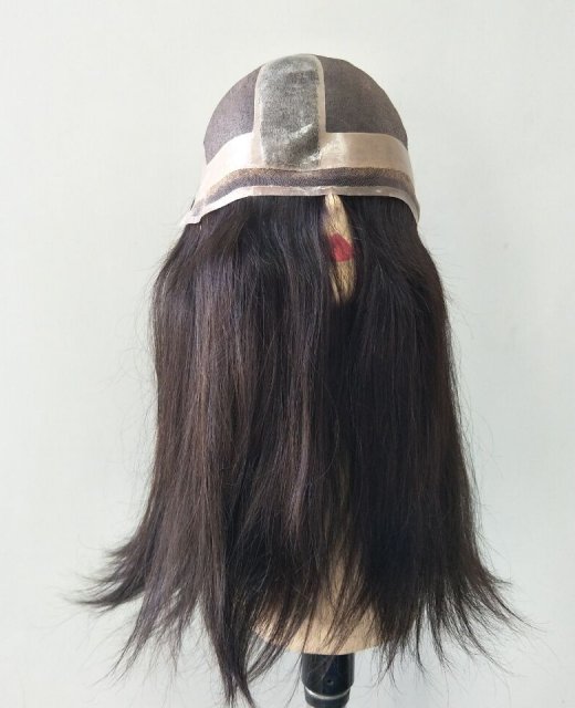 soft and comfortable,100% hand picked human hair wig 